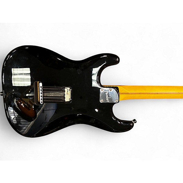 Used Fender 70TH DELUXE STRATOCASTER BLACK Solid Body Electric Guitar