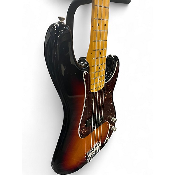 Used Fender American Professional II Precision Bass 3 Color Sunburst Electric Bass Guitar