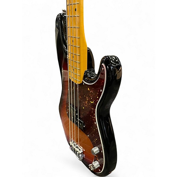 Used Fender American Professional II Precision Bass 3 Color Sunburst Electric Bass Guitar