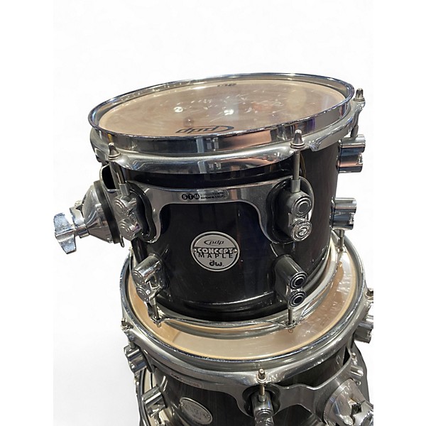 Used PDP by DW 5 Piece Concept Series Ebony Drum Kit