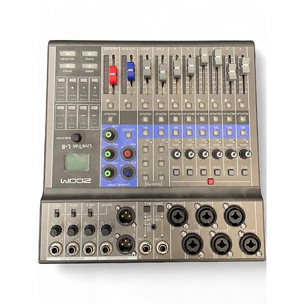 Used Zoom LIVETRAK L8 Audio Interface