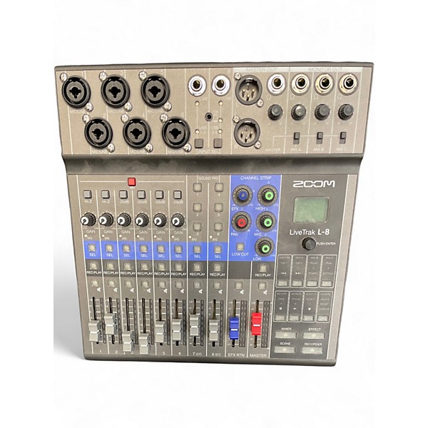 Used Zoom LIVETRAK L8 Audio Interface