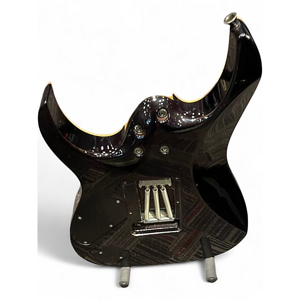 Used 2006 Ibanez RG8527-BRE J. Custom Black Onyx Solid Body Electric Guitar