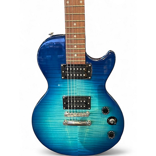 Used Epiphone Les Paul Special II Plus Top Trans Blueburst Solid Body Electric Guitar