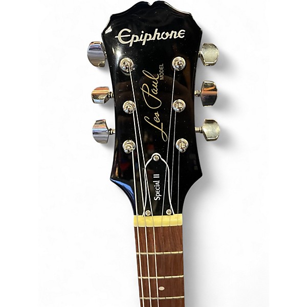 Used Epiphone Les Paul Special II Plus Top Trans Blueburst Solid Body Electric Guitar