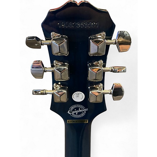 Used Epiphone Les Paul Special II Plus Top Trans Blueburst Solid Body Electric Guitar