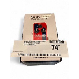 Used TC Electronic Sub N Up Mini Octaver Effect Pedal