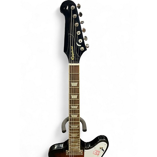 Used Epiphone Firebird Studio 2 Tone Sunburst Solid Body Electric Guitar