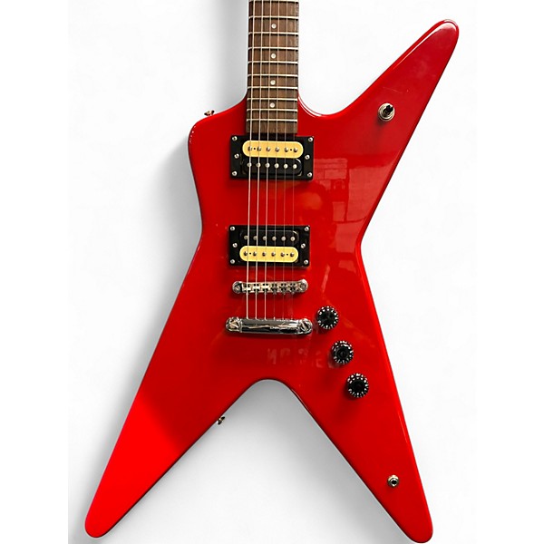 Used Washburn 332 Candy Apple Red Solid Body Electric Guitar