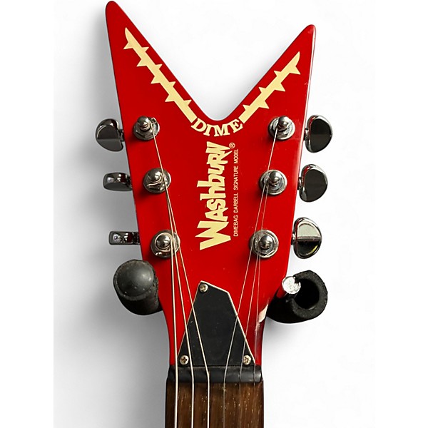 Used Washburn 332 Candy Apple Red Solid Body Electric Guitar