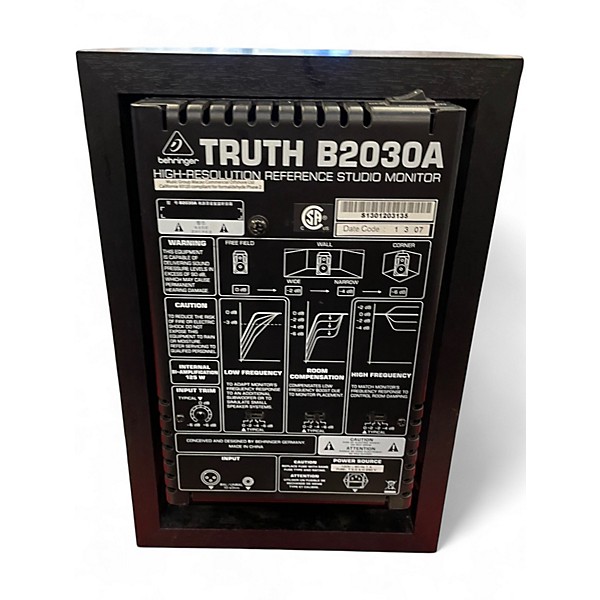 Used Behringer Truth B2030A Powered Monitor