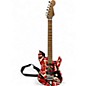 Used EVH Striped Series Frankie RED Solid Body Electric Guitar thumbnail