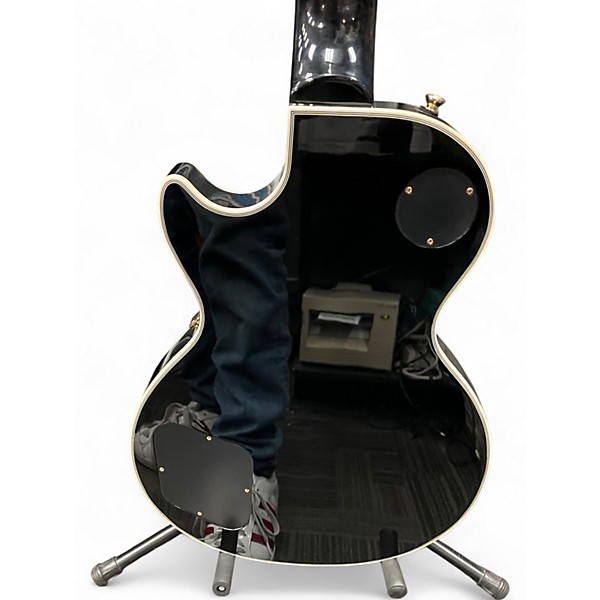 Used Epiphone Les Paul Custom Blackback Antique Ivory Solid Body Electric Guitar