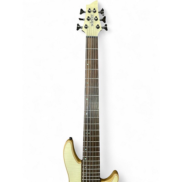 Used Schecter Guitar Research Charles Berthoud CB-6 Natural Satin Electric Bass Guitar