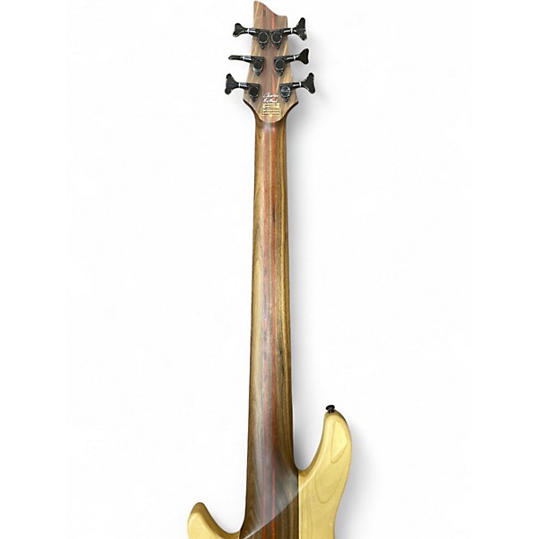 Used Schecter Guitar Research Charles Berthoud CB-6 Natural Satin Electric Bass Guitar