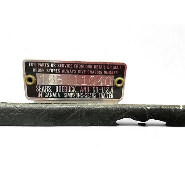 Vintage 1965 Silvertone TWIN-TWELVE Tube Guitar Amp Head