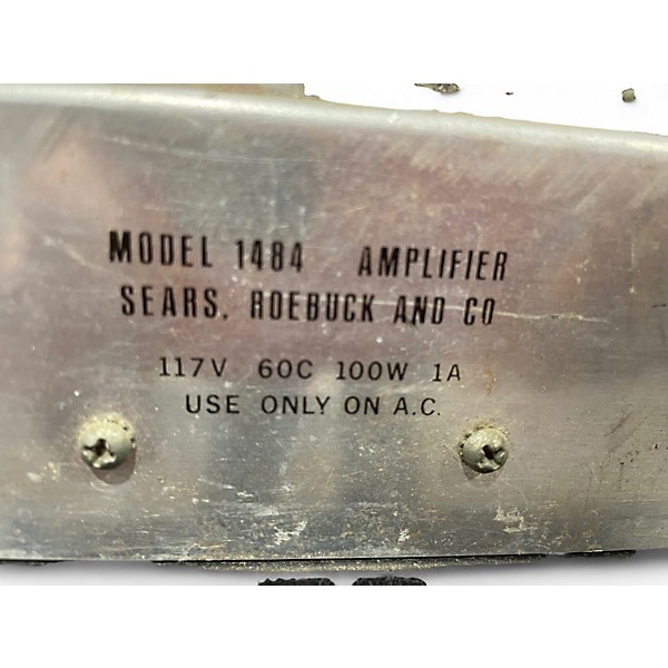 Vintage 1965 Silvertone TWIN-TWELVE Tube Guitar Amp Head