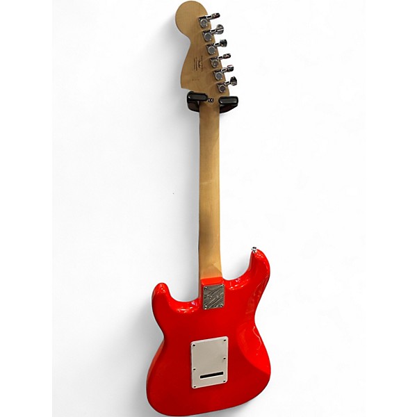 Used Squier Affinity Stratocaster Race Red Solid Body Electric Guitar