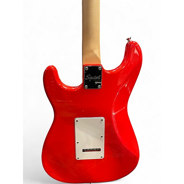 Used Squier Affinity Stratocaster Race Red Solid Body Electric Guitar