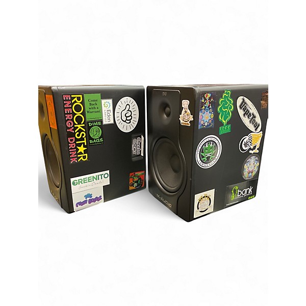 Used M-Audio BX8 D2 Pair Powered Monitor