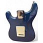 Used Baja S-Style Blue Sparkle Solid Body Electric Guitar