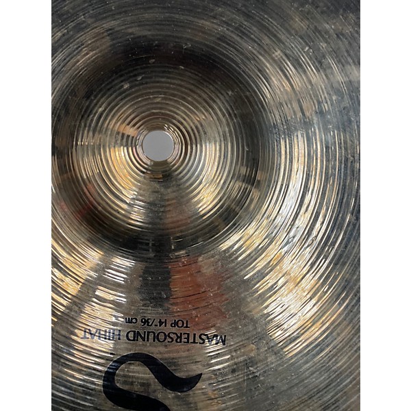 Used Zildjian 14in S Family Mastersound Hi-Hats Pair Cymbal