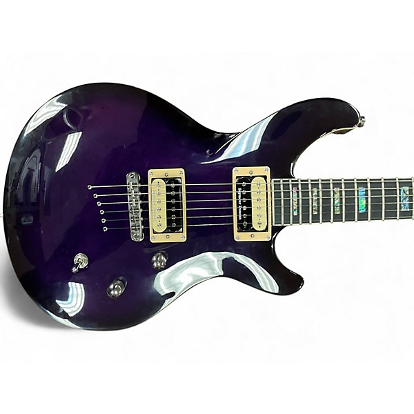 Used Diamond Monarch EX Purple Solid Body Electric Guitar