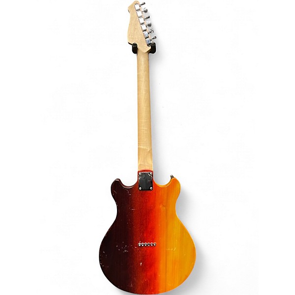 Used Guitar Build Workshop Custom Red to Yellow Gradient Solid Body Electric Guitar