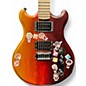 Used Guitar Build Workshop Custom Red to Yellow Gradient Solid Body Electric Guitar