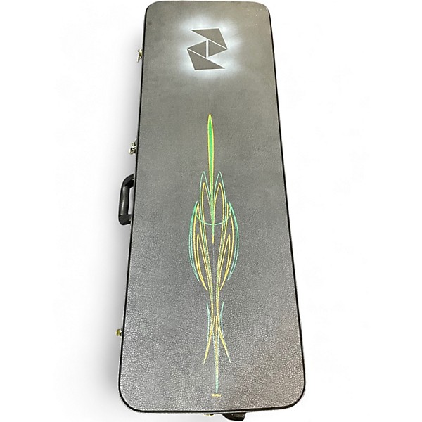 Used Guitar Build Workshop Custom Red to Yellow Gradient Solid Body Electric Guitar