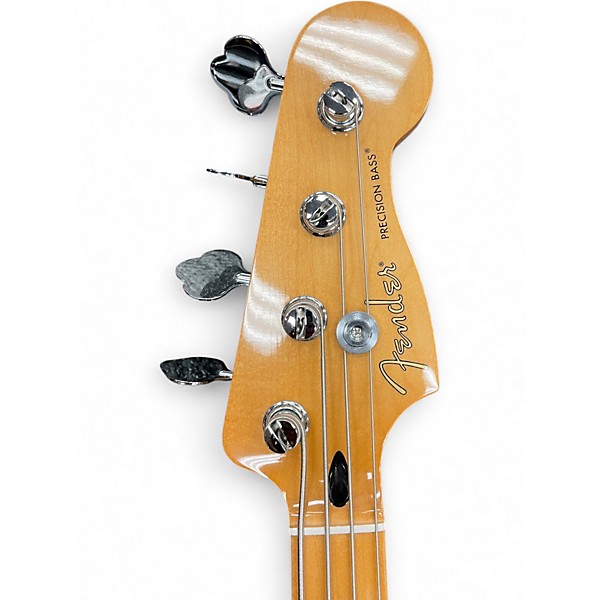 Used Fender Precision Bass Player II  Ocean Turquoise Electric Bass Guitar