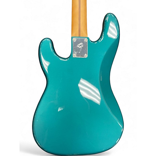 Used Fender Precision Bass Player II  Ocean Turquoise Electric Bass Guitar