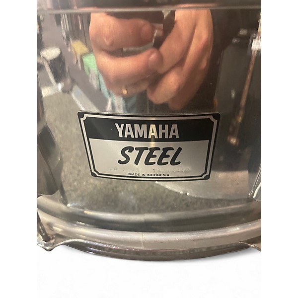 Used Yamaha 14X7 STEEL SD-246A Silver Drum