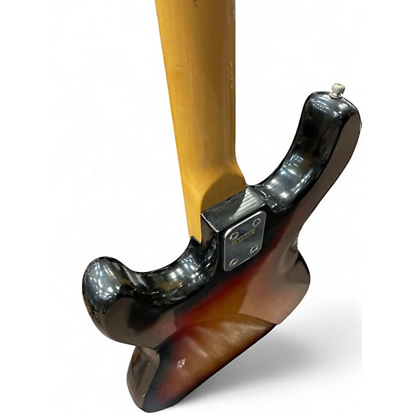 Used Global Strat 2 Tone Sunburst Solid Body Electric Guitar