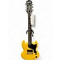 Used Epiphone SG Junior TV Yellow Solid Body Electric Guitar thumbnail