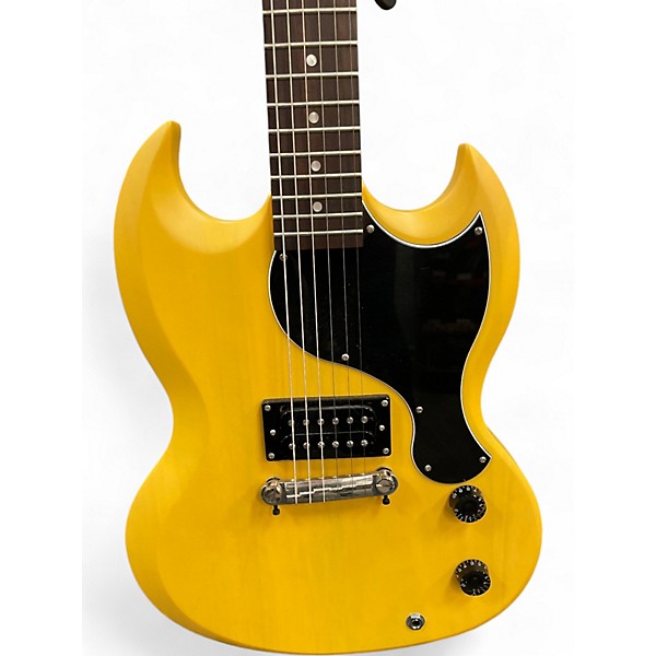 Used Epiphone SG Junior TV Yellow Solid Body Electric Guitar