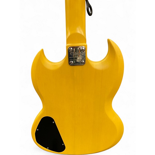Used Epiphone SG Junior TV Yellow Solid Body Electric Guitar