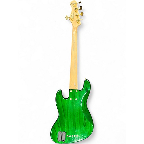 Used Bass Mods Fred Hammond FH-1960 Vintage Green Burst Electric Bass Guitar