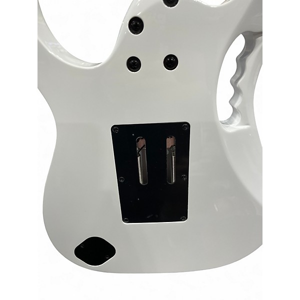 Used 2023 Ibanez JEMJR White Solid Body Electric Guitar