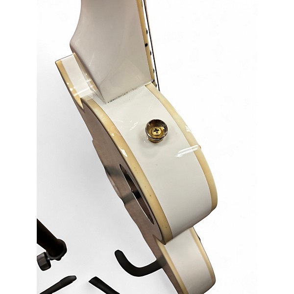 Used Vintage V100 Arctic White Solid Body Electric Guitar