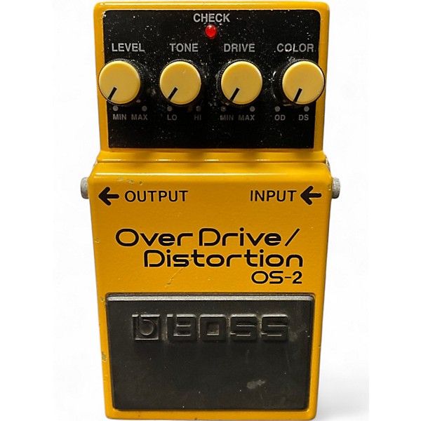 Used BOSS OS2 Overdrive Distortion Effect Pedal