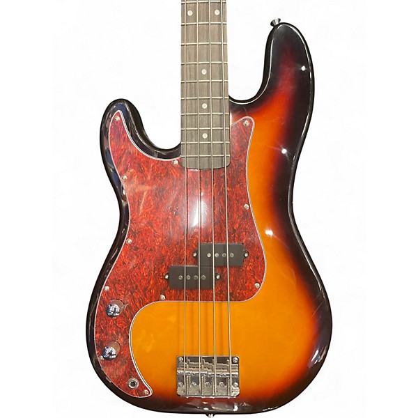 Used Sawtooth P-Bass 2 Tone Sunburst Electric Bass Guitar