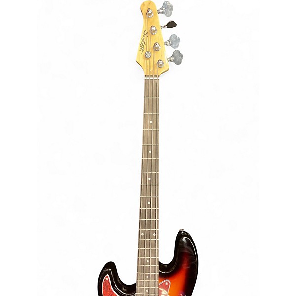 Used Sawtooth P-Bass 2 Tone Sunburst Electric Bass Guitar