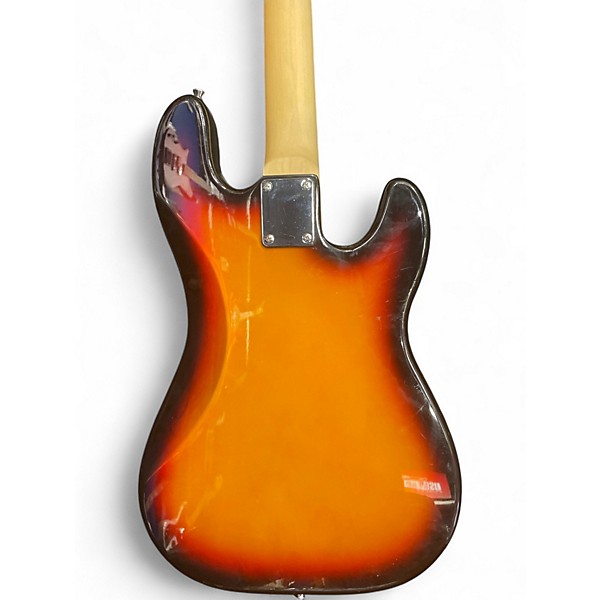 Used Sawtooth P-Bass 2 Tone Sunburst Electric Bass Guitar