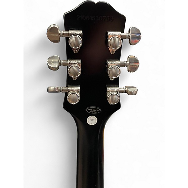 Used Epiphone Les Paul Custom Prophecy Aged Jet Black Solid Body Electric Guitar