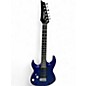 Used Ibanez GIO GRX70QA Left Handed Transparent Blue Solid Body Electric Guitar thumbnail