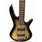Used Ibanez GSR205SM 5 String Natural Gray Burst Electric Bass Guitar