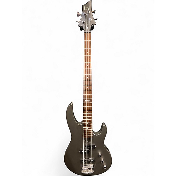 Used ESP LTD B50 Gunmetal Gray Electric Bass Guitar