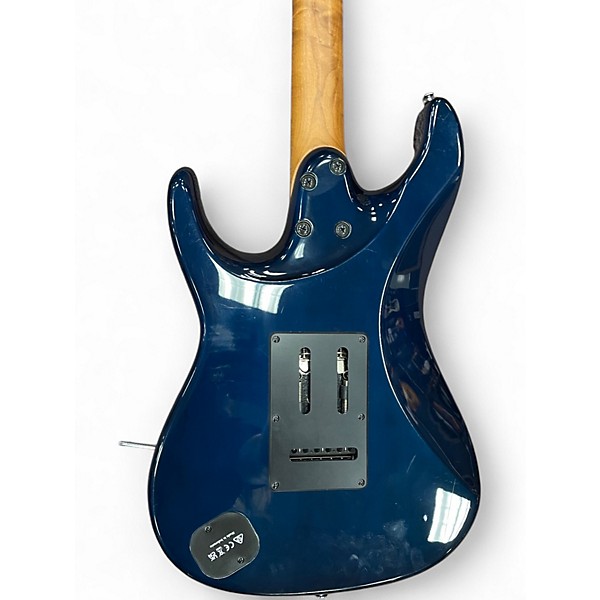 Used Ibanez AZ2491QM Ocean Blue Burst Solid Body Electric Guitar