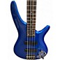 Used Ibanez SR300 Starlight Blue Electric Bass Guitar